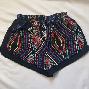 Xhilaration multicolored Shorts elastic waist S/P
